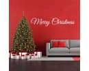Merry Christmas Decal door Decor Wall decal Word Merry Christmas, Holiday Vinyl Lettering Entry Way Door Decal Christmas Window Stickers